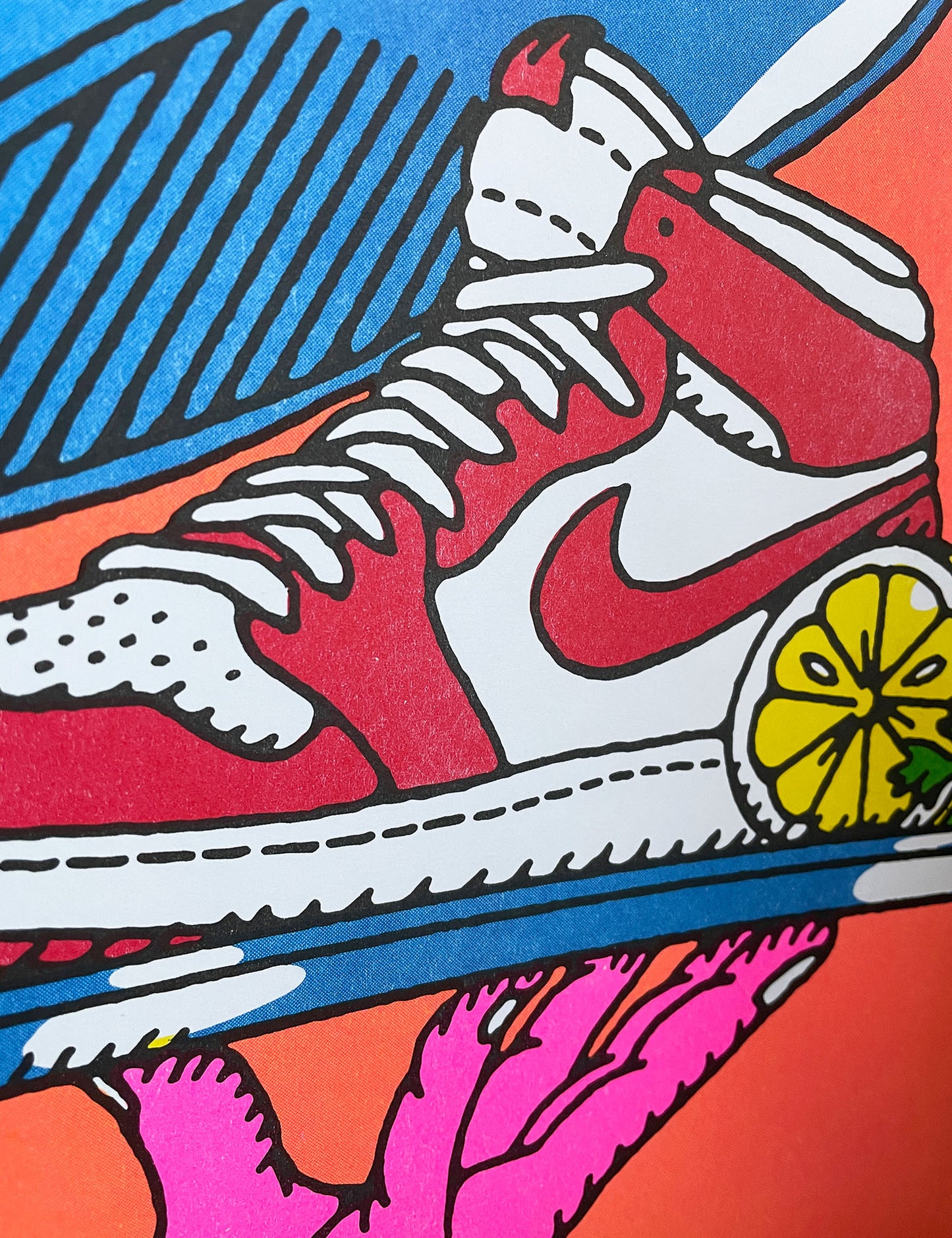 "Dinner is Served" Sneaker Print