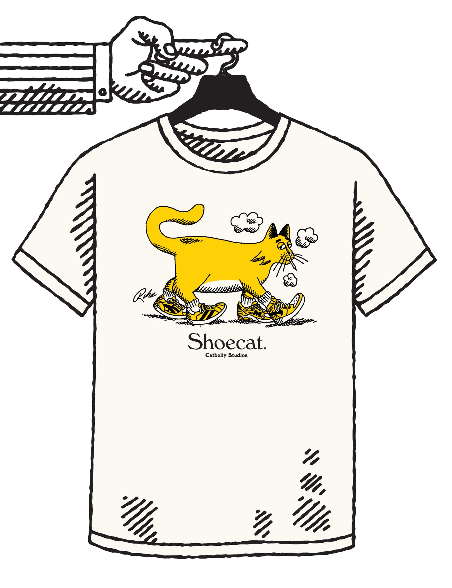 Catbelly "Shoecat" T-Shirt