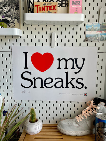 I <3 my Sneaks Print